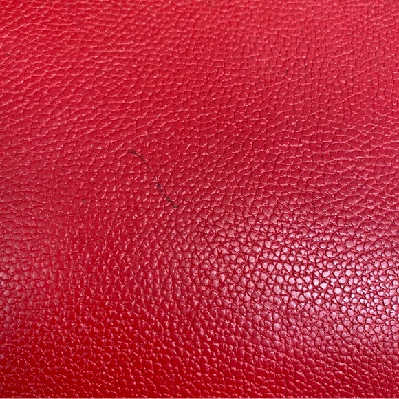 MICHAEL KORS Mercer Gallery Medium Center Zip Leather Tote in Bright Red - Picture 13 of 13